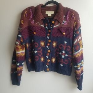 Vintage Wool Blend Cardigan